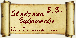 Slađana Bukovački vizit kartica
